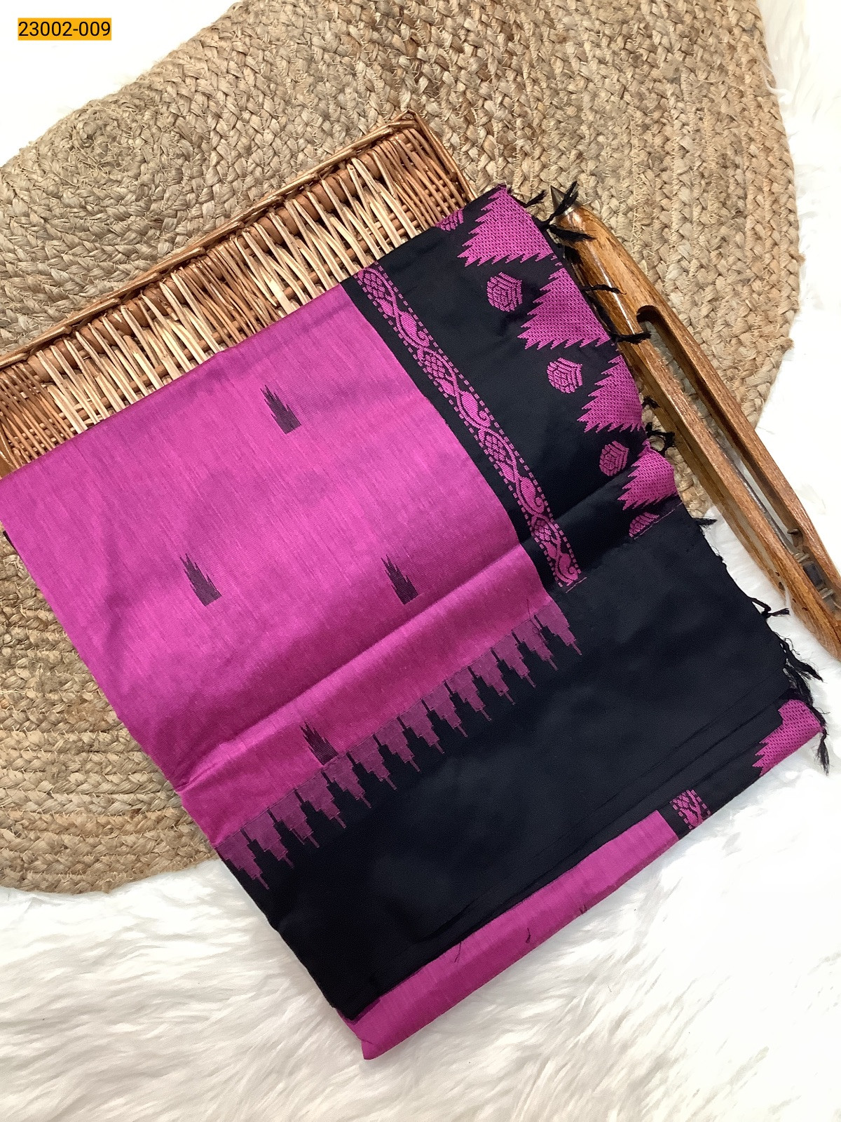 Purple  Kalyani Cotton Saree