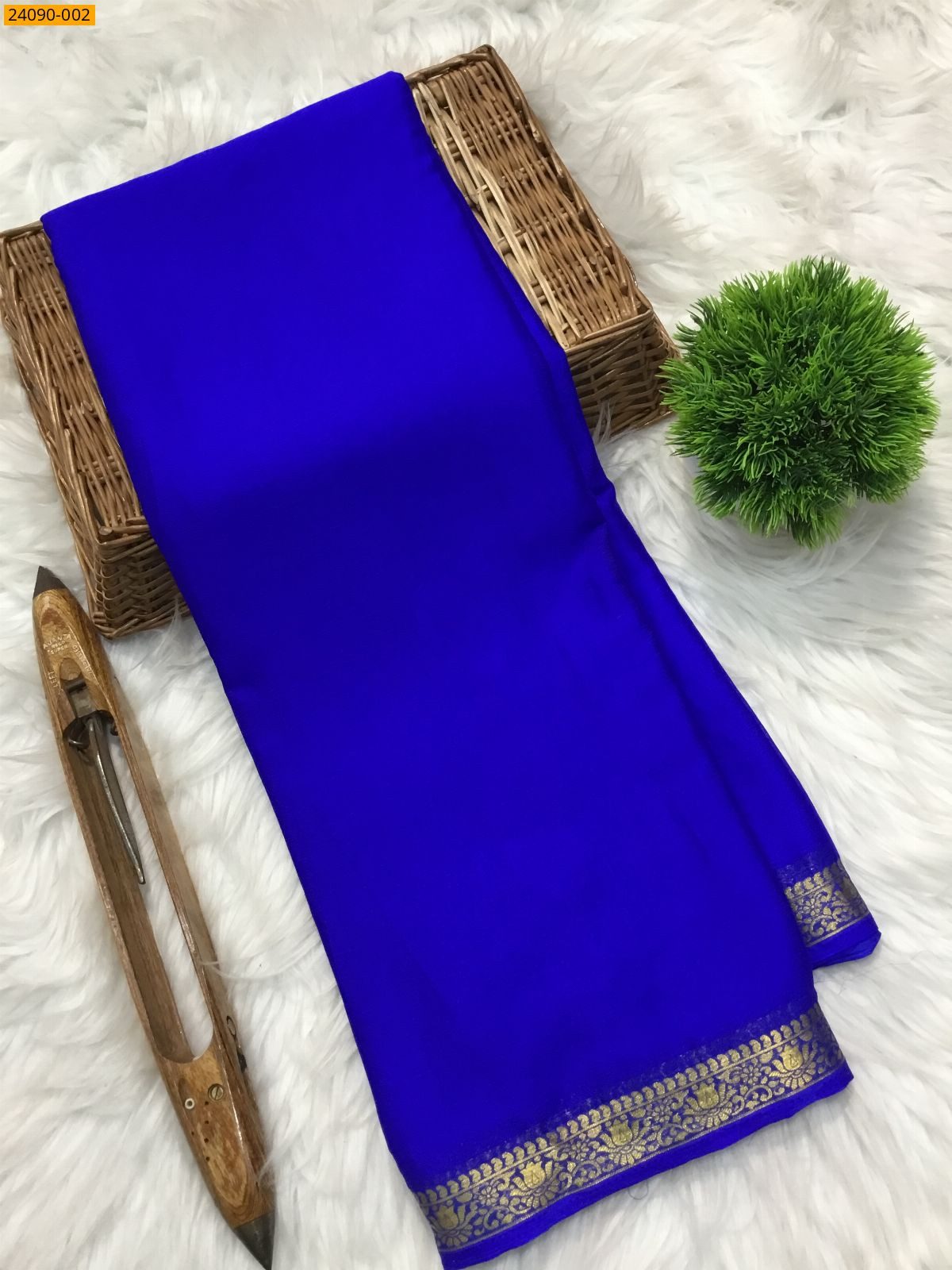 Blue Mysore silk sarees