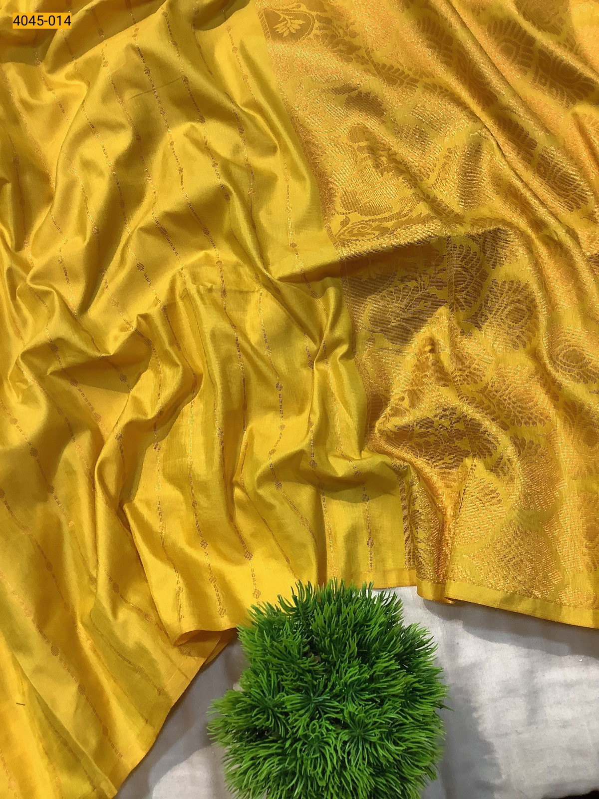 Yellow Fancy Soft Silk Sarees