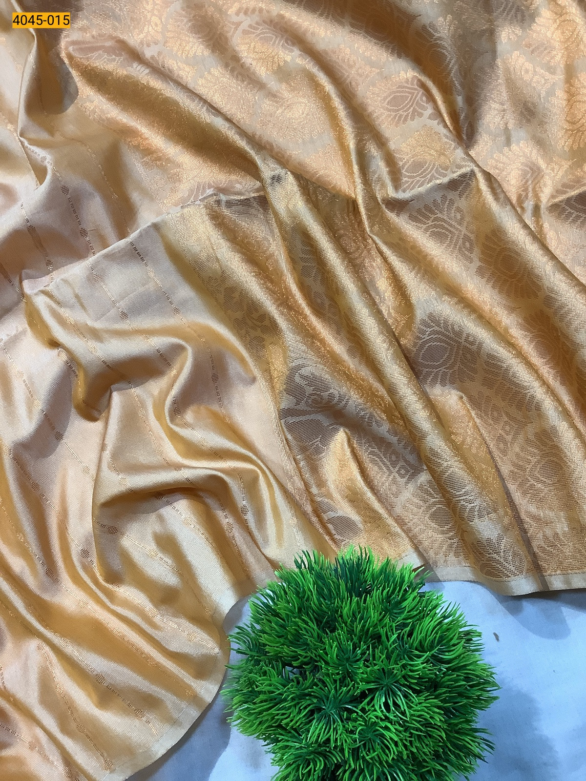 Light orange Fancy Soft Silk Sarees