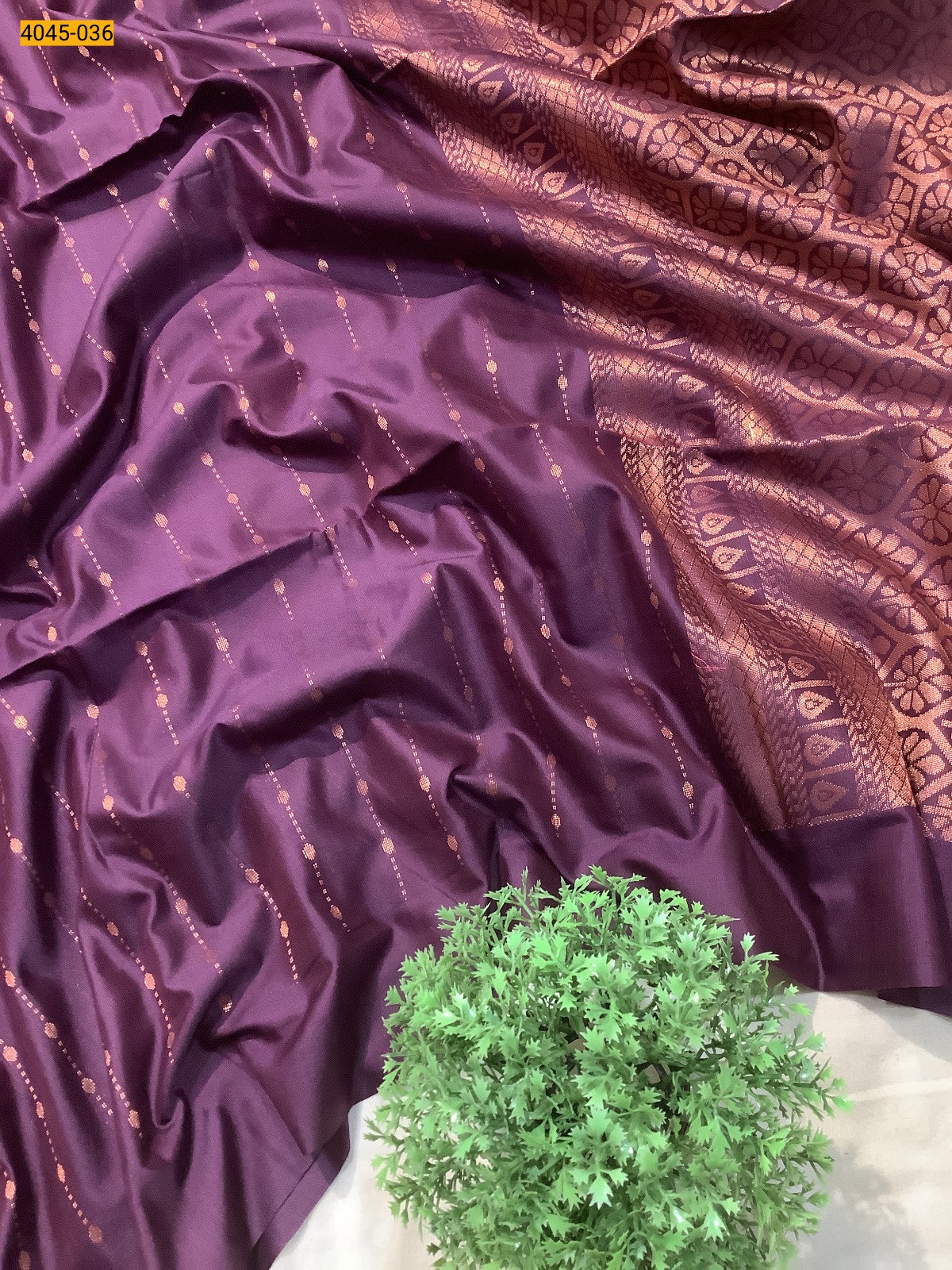 Brown Fancy Soft Silk Sarees